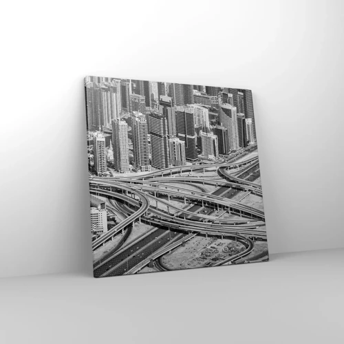 Quadro su tela - Stampe su Tela - Dubai - città impossibile - 50x50 cm