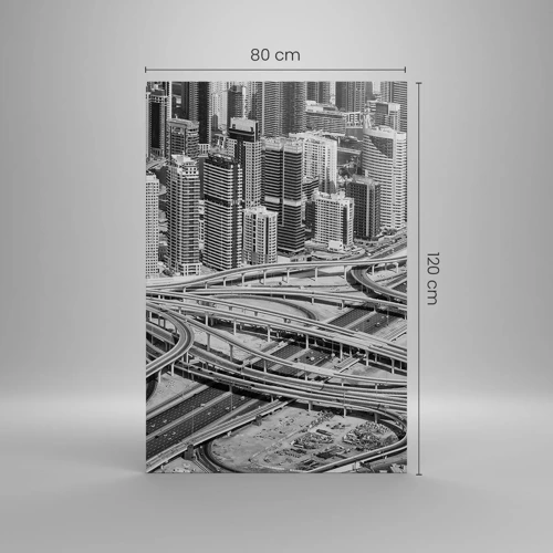Quadro su tela - Stampe su Tela - Dubai - città impossibile - 80x120 cm