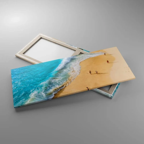 Quadro su tela - Stampe su Tela - E poi il sole, la spiaggia... - 100x40 cm