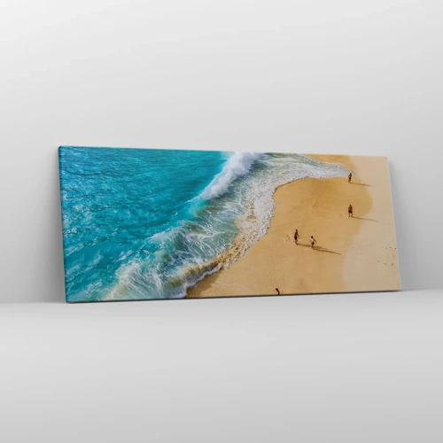 Quadro su tela - Stampe su Tela - E poi il sole, la spiaggia... - 100x40 cm