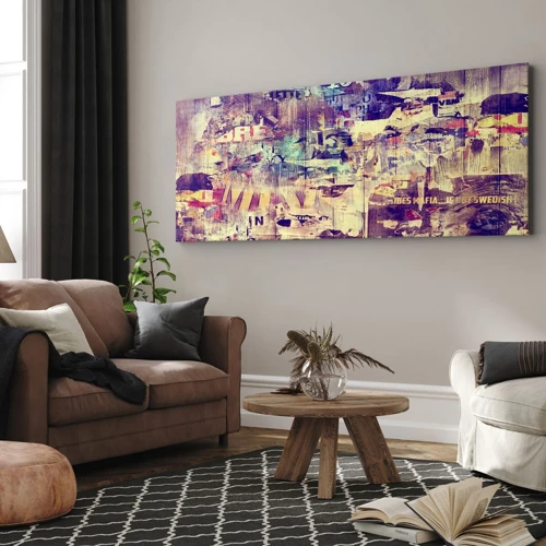 Quadro su tela - Stampe su Tela - E questo resterà - 100x40 cm