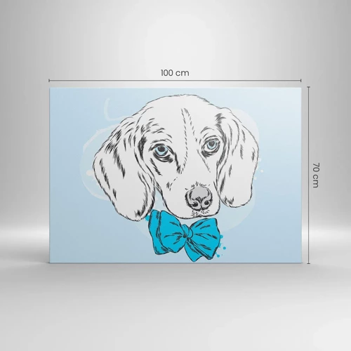 Quadro su tela - Stampe su Tela - Eleganza canina - 100x70 cm