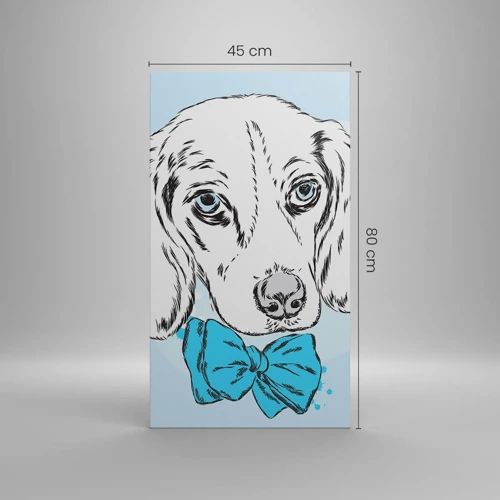 Quadro su tela - Stampe su Tela - Eleganza canina - 45x80 cm