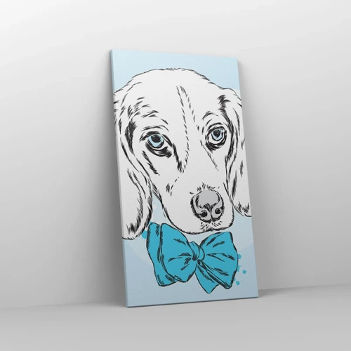 Quadro su tela - Stampe su Tela - Eleganza canina - 45x80 cm