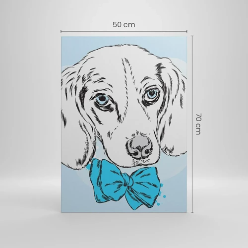 Quadro su tela - Stampe su Tela - Eleganza canina - 50x70 cm