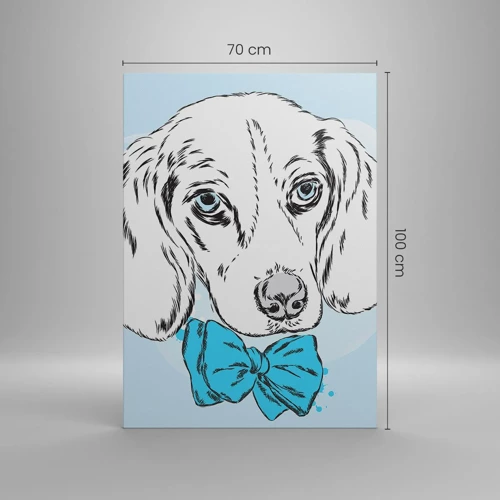 Quadro su tela - Stampe su Tela - Eleganza canina - 70x100 cm