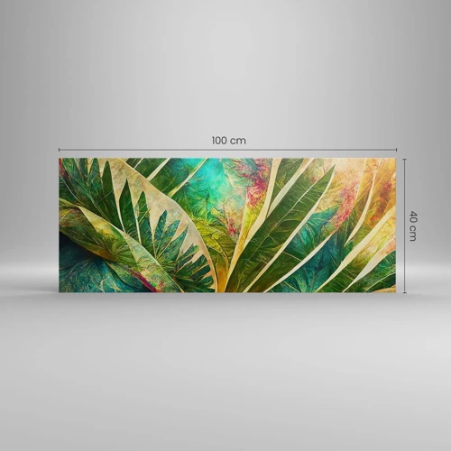 Quadro su tela - Stampe su Tela - I colori dei tropici - 100x40 cm