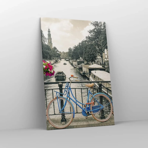 Quadro su tela - Stampe su Tela - I colori delle strade di Amsterdam - 80x120 cm