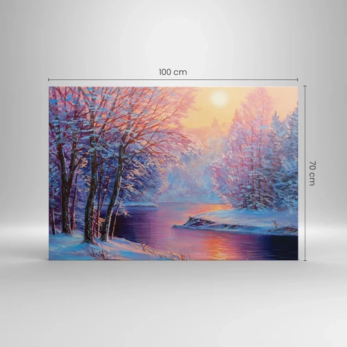 Quadro su tela - Stampe su Tela - I colori dell'inverno - 100x70 cm