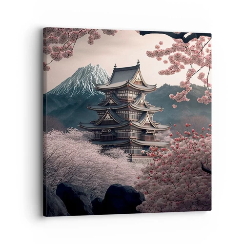 Quadro su tela - Stampe su Tela - Il Paese dei ciliegi in fiore - 30x30 cm