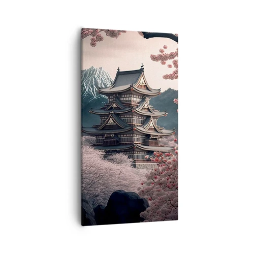 Quadro su tela - Stampe su Tela - Il Paese dei ciliegi in fiore - 55x100 cm