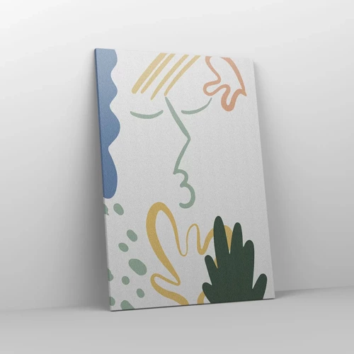 Quadro su tela - Stampe su Tela - Il bacio dei fiori - 70x100 cm