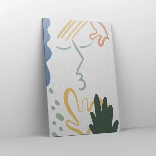 Quadro su tela - Stampe su Tela - Il bacio dei fiori - 80x120 cm