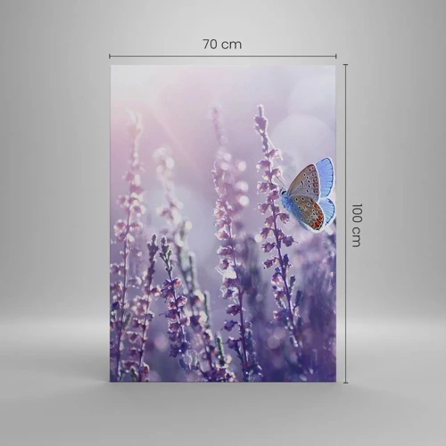 Quadro su tela - Stampe su Tela - Il bacio della farfalla - 70x100 cm