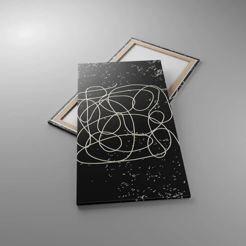 Quadro su tela - Stampe su Tela - Il caos dei pensieri - 65x120 cm