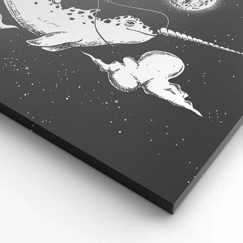 Quadro su tela - Stampe su Tela - Il cavaliere dello spazio - 160x50 cm