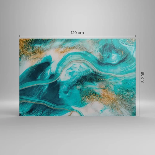 Quadro su tela - Stampe su Tela - Il fiume d'oro - 120x80 cm