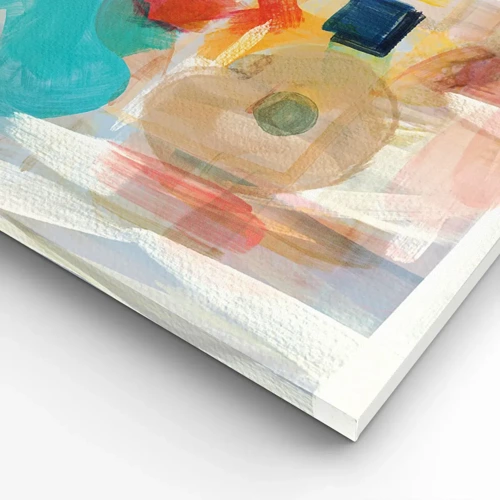 Quadro su tela - Stampe su Tela - Il gioco dei colori - 160x50 cm