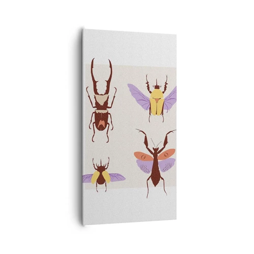 Quadro su tela - Stampe su Tela - Il mondo degli insetti - 65x120 cm