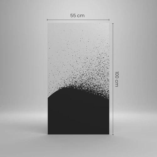 Quadro su tela - Stampe su Tela - Il movimento delle particelle - 55x100 cm