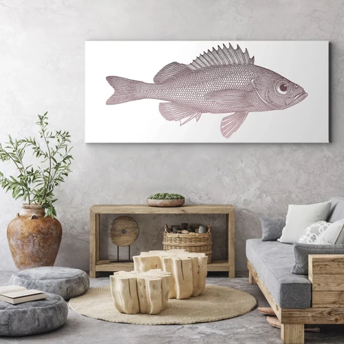 Quadro su tela - Stampe su Tela - Il pesce dagli occhi enormi - 100x40 cm