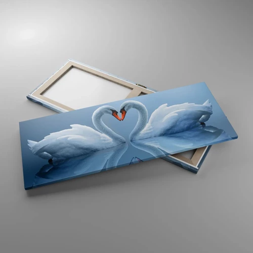 Quadro su tela - Stampe su Tela - Il tempo dell'amore - 100x40 cm
