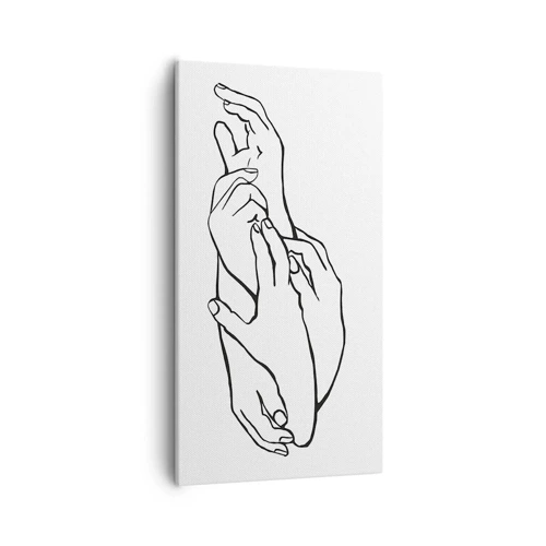 Quadro su tela - Stampe su Tela - Il tocco buono - 55x100 cm