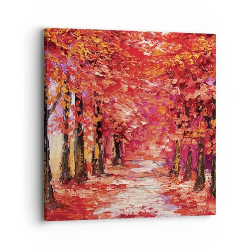 Quadro su tela - Stampe su Tela - Impressione d'autunno - 30x30 cm