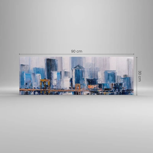 Quadro su tela - Stampe su Tela - Impressione di New York - 90x30 cm