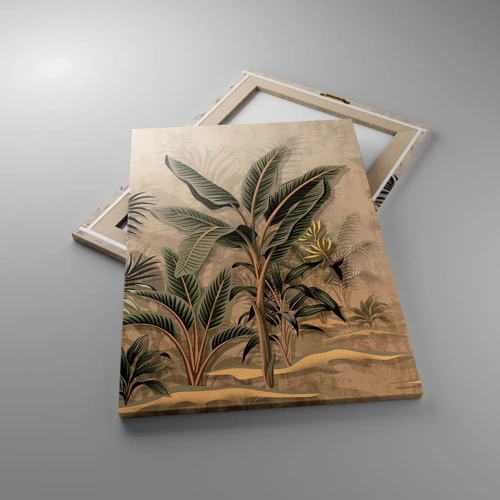 Quadro su tela - Stampe su Tela - Incisione in stile coloniale - 50x70 cm