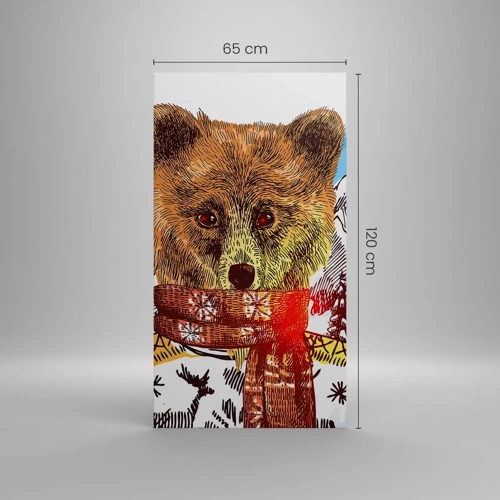 Quadro su tela - Stampe su Tela - La capanna dell'orso - 65x120 cm