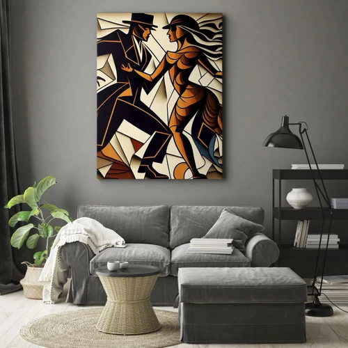 Quadro su tela - Stampe su Tela - La danza della passione - 65x120 cm