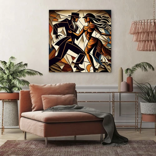 Quadro su tela - Stampe su Tela - La danza della passione - 70x70 cm