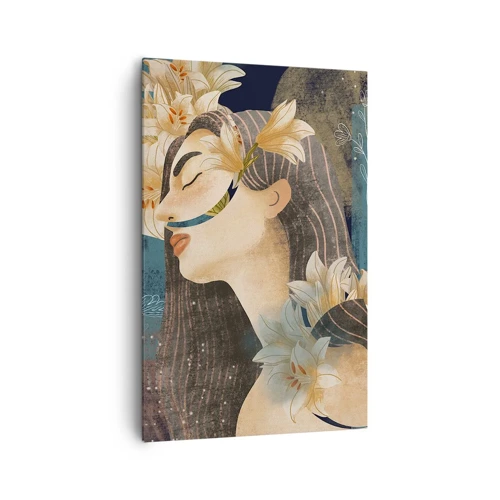 Quadro su tela - Stampe su Tela - La favola della principessa con i gigli - 80x120 cm
