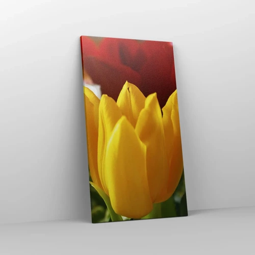 Quadro su tela - Stampe su Tela - La febbre dei tulipani - 45x80 cm