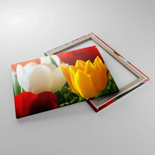 Quadro su tela - Stampe su Tela - La febbre dei tulipani - 70x50 cm