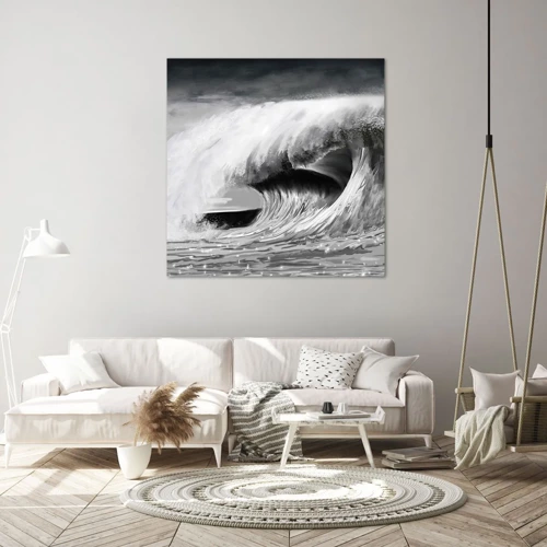 Quadro su tela - Stampe su Tela - La furia dell'oceano - 70x70 cm