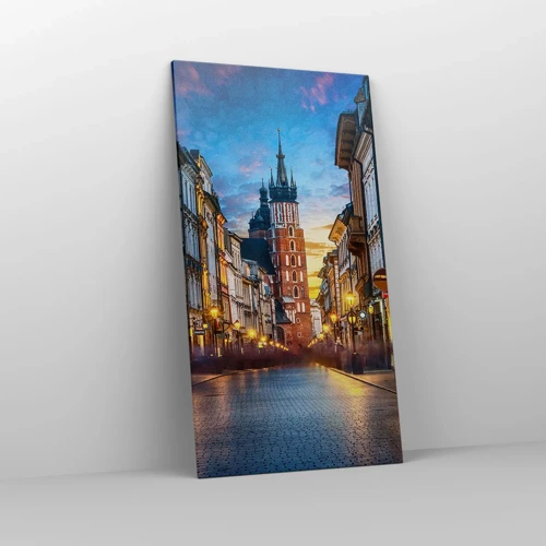 Quadro su tela - Stampe su Tela - La magia di Cracovia - 65x120 cm