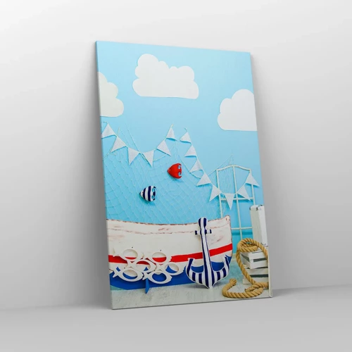 Quadro su tela - Stampe su Tela - La nostalgia delle avventure dei bambini - 80x120 cm