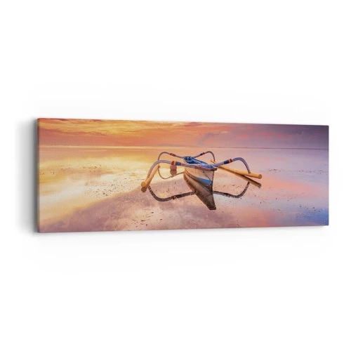 Quadro su tela - Stampe su Tela - La pace della sera tropicale - 90x30 cm