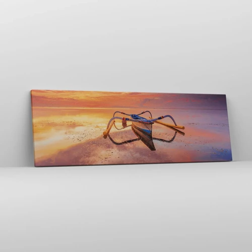 Quadro su tela - Stampe su Tela - La pace della sera tropicale - 90x30 cm