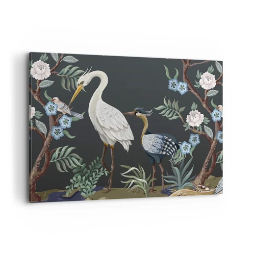 Quadro su tela - Stampe su Tela - La parata degli uccelli - 100x70 cm