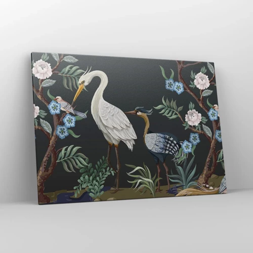 Quadro su tela - Stampe su Tela - La parata degli uccelli - 100x70 cm