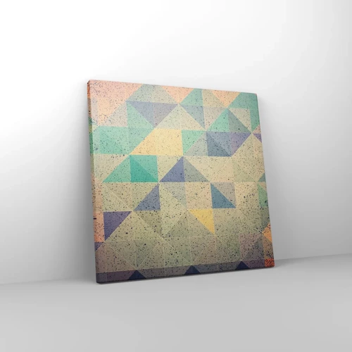 Quadro su tela - Stampe su Tela - La repubblica dei triangoli - 30x30 cm