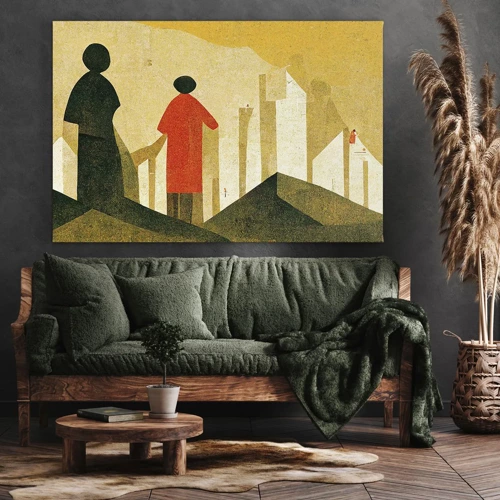 Quadro su tela - Stampe su Tela - La strada è ancora lunga - 100x70 cm