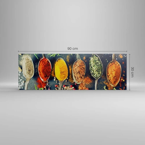 Quadro su tela - Stampe su Tela - Magie gastronomiche - 90x30 cm