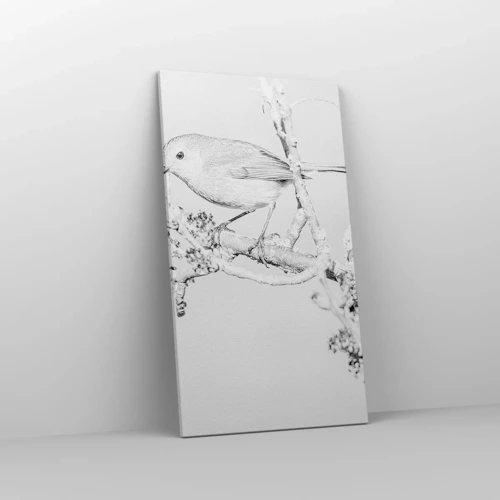 Quadro su tela - Stampe su Tela - Mattino invernale - 45x80 cm