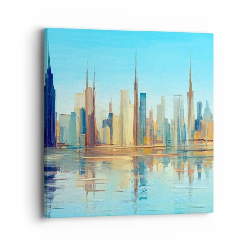 Quadro su tela - Stampe su Tela - Metropoli assolata - 40x40 cm