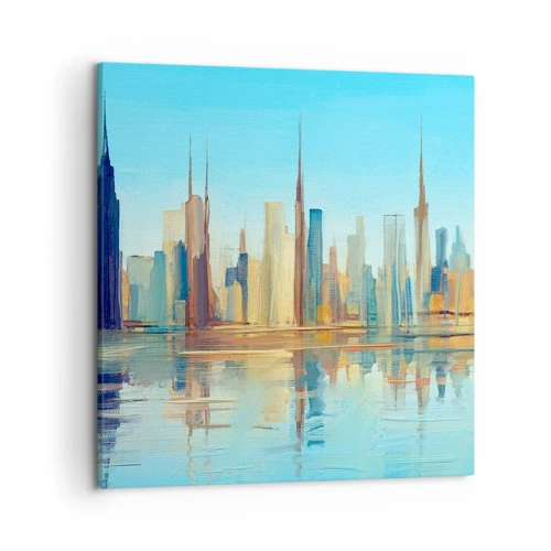 Quadro su tela - Stampe su Tela - Metropoli assolata - 50x50 cm