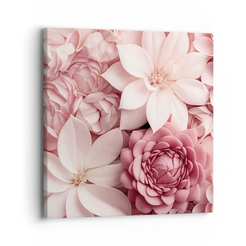 Quadro su tela - Stampe su Tela - Nei petali di rosa - 30x30 cm
